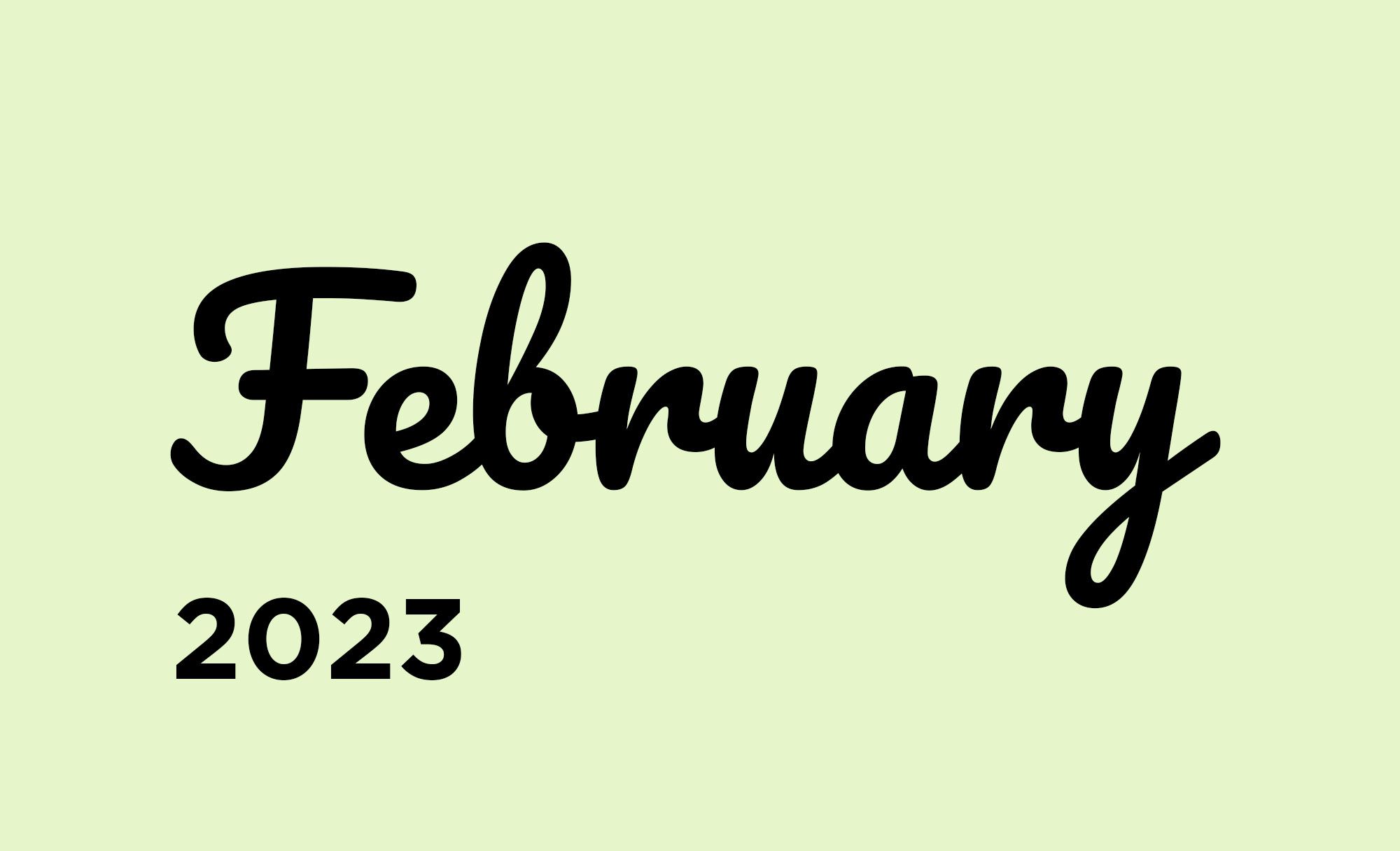 February Photo Schedule